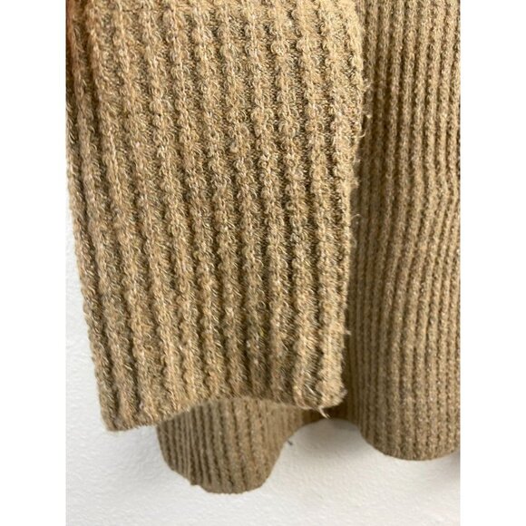 Kori America Waffle Knit Sweaters Womens Medium Cowl neck Fall Cozy Cottagecore - Picture 8 of 12